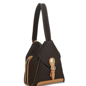 RIONI monogram print backpack/shoulderbag